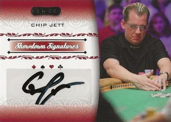 2007 Razor Poker Signature Series #SS-20 Chip Jett Front